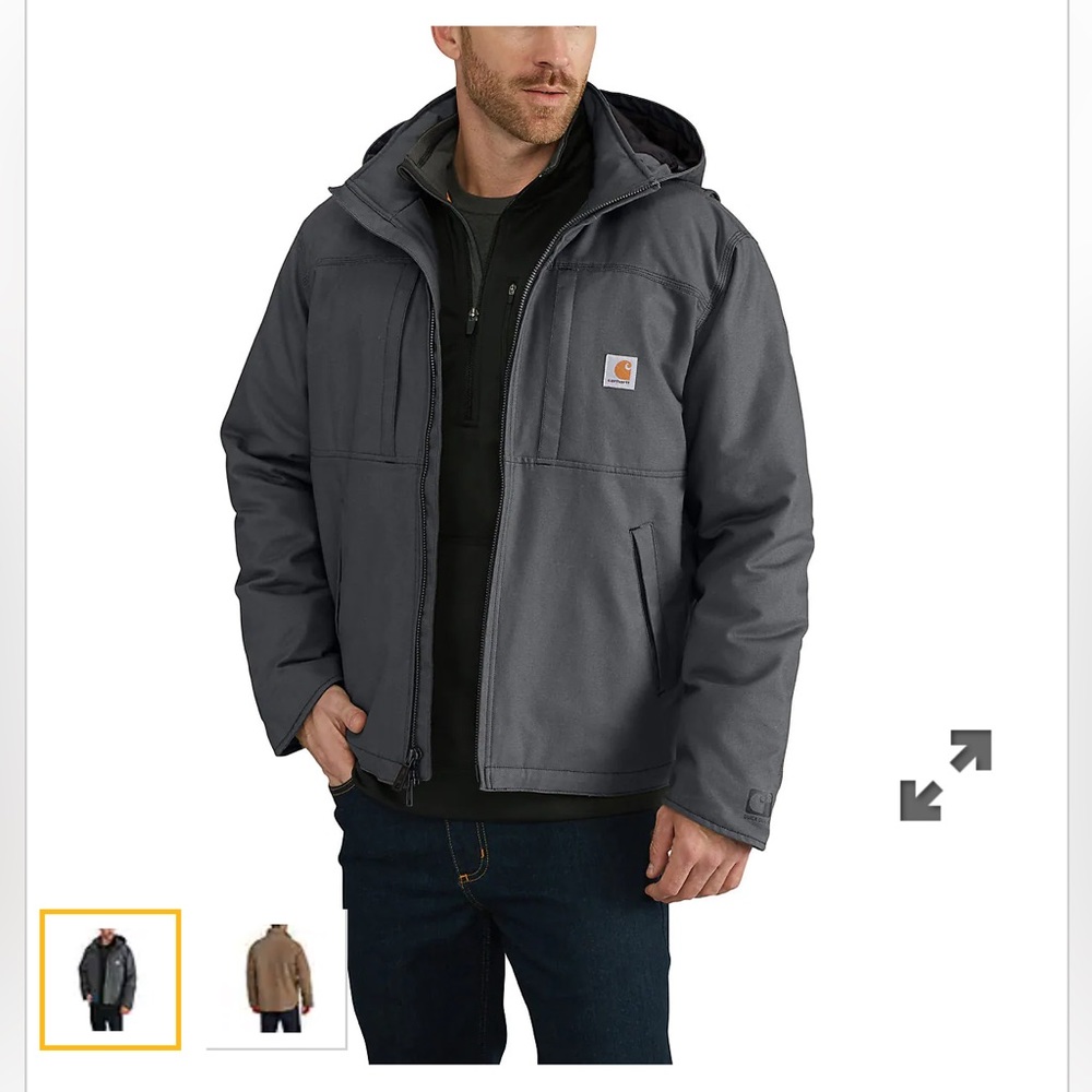 FULL SWING® LOOSE FIT QUICK DUCK INSULATED JACKET - 3 WARMEST RATING